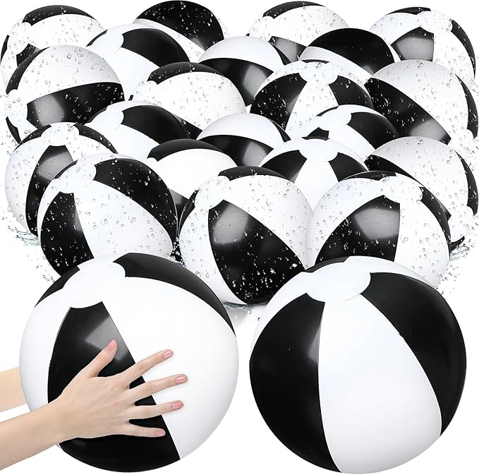 Zhanmai 60 Pack 12 Inch Inflatable Beach Balls Bulk for Party Favors for Boys and Girls Pool Beach Ball Water Game Toys Birthday Decorations(Fresh Color)