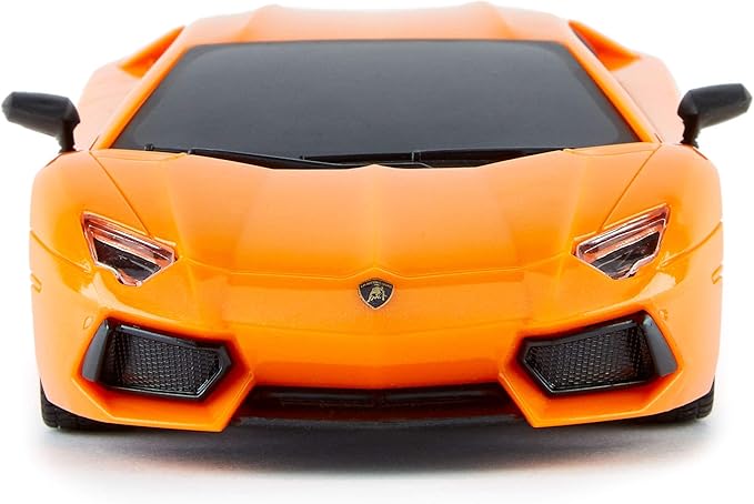 CMJ RC Cars Lamborghini LP700-4 Remote Control RC Car Officially Licensed 1:24 Scale Working Lights 2.4Ghz. Great Kids Play Toy Auto (Orange)