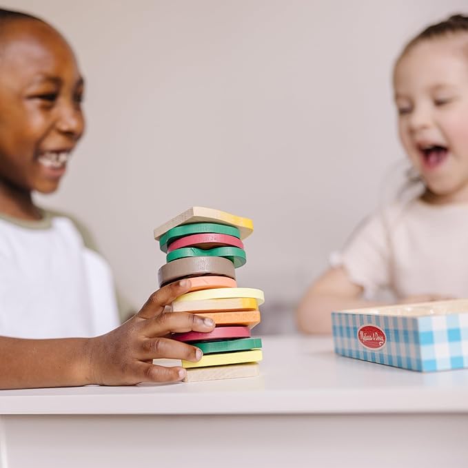Melissa & Doug Wooden Sandwich-Making Pretend Play Food Set