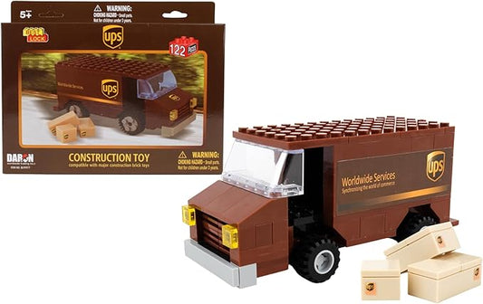 Daron UPS Package Car Construction Toy BL99977, Brown