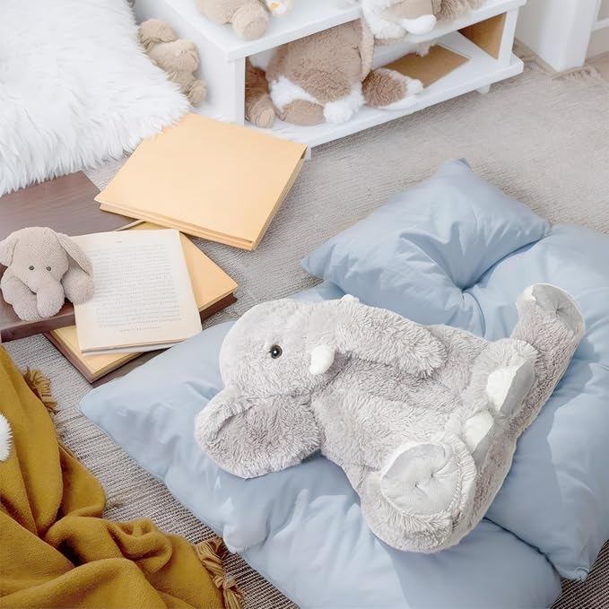 18in Elephant Stuffed Animals,Soft Elephant Plushies Toys Doll Cute Elephant Plush Toys Huggable Gifts for Boys Girls