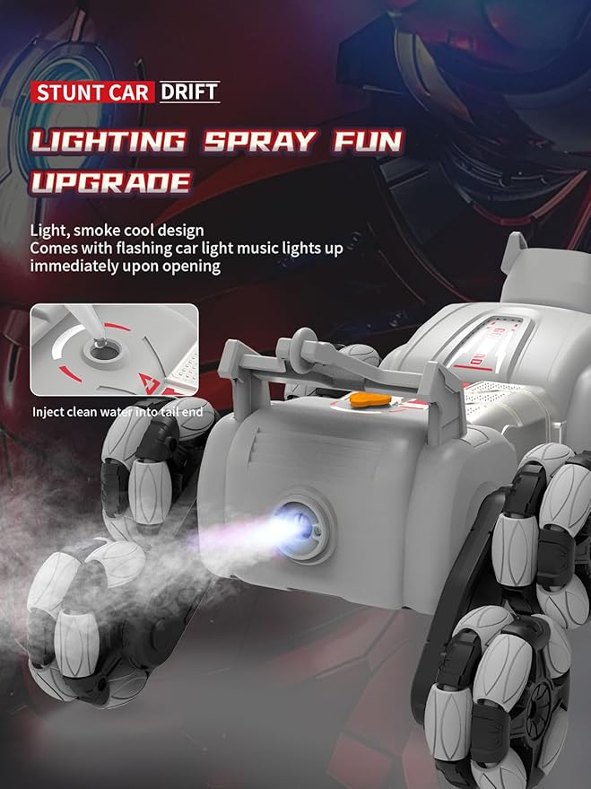 ATHLERIA 8WD Gesture Sensing Rc Stunt Car Toys for Boy Age 8-13,Hand Remote Control Cars,Coolest Christmas Birthday Present Ideas for Boys Girls Kids Teens Age 8 9 10 11 12 13+ Year,Racing Drift Car