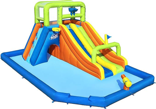 H2OGO! 19'8" x 12'4" x 8'8" Wild Tide Mega Water Park