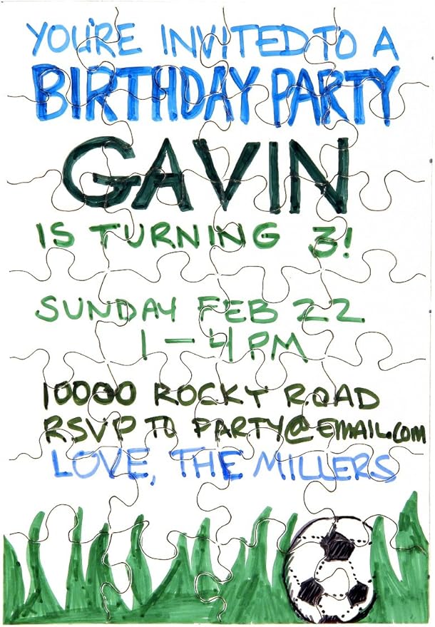 100 Blank Jigsaw Puzzles – 5.5 x 8 Inch, 28 Pieces Each – Hygloss DYI Party invites, Perfect for Decorating, Kids' Activities, Arts & Crafts or Party Favors - Puzzle Pieces to Draw On for Crafts