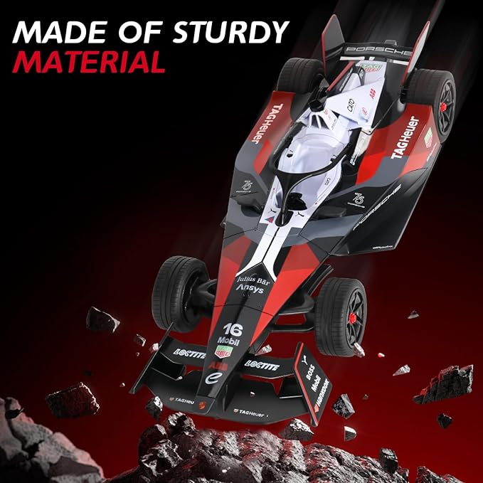 MIEBELY Porsche Formula RC Car - 1/14 Scale, Authentic Licensed, 2.4GHz Remote Control, 3.7V 500mAh Battery, Ideal Gift for Kids & Adults