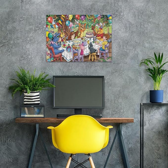 Ravensburger Disney Collector's Edition Winnie The Pooh 1000 Piece Jigsaw Puzzle for Adults - 12000385 - Handcrafted Tooling, Made in Germany, Every Piece Fits Together Perfectly