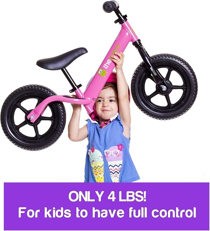The Original Croco Ultra Lightweight and Sturdy Balance Bike.3 Models for 2, 3, 4, and 5-Year-Old Kids. Unbeatable Features. Toddler Training Bike, No Pedal