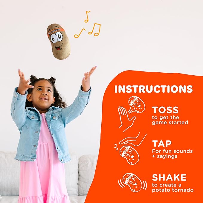 Move2Play, Pass The Potato, Hilariously Wild and Fun Active Play Game | Gift for Kids & Toddlers | Boys & Girls Ages 3, 4-8+ | Indoor/Outdoor Toy| Summer & Camping Fun