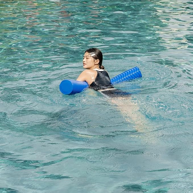IMMERSA Jumbo Swimming Pool Noodles, Premium Soft Water-Based Vinyl Coating and UV Resistant Foam Noodles for Swimming and Floating, Lake Floats, Pool Floats for Adults and Kids.