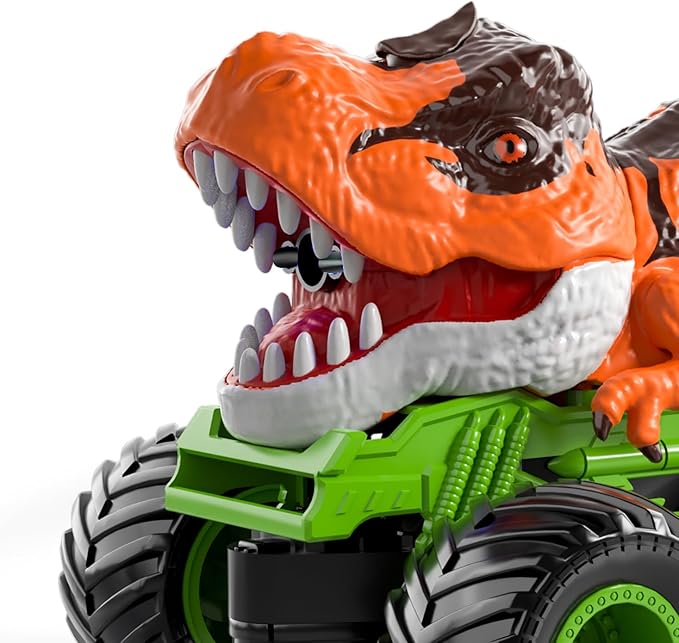 Bennol Remote Control Dinosaur Car for Boys Kids, 2.4Ghz RC Dinosaur Truck Toys for Toddlers, Electric Hobby RC Car Toys with Light & Sound Spray Birthday Gift for 3 4 5 6 7 8 Year olds Kids Boys