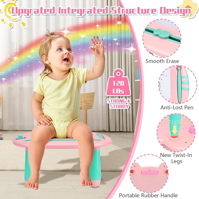 Toys for 1-2 Year Old Girls, Magnetic Drawing Board,Toddler Toys 2-3, Magna Cute Doodle Board,Educational Learning Baby Toys for 1 2 3 4 Year Old Girl, 1 2 3 4 5 Year Old Girl Birthday Christmas Gift