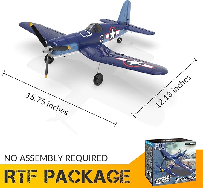 4CH RC Plane, P51D RC Airplane with 3 Modes High Speed Engine, Remote Control Airplane with Xpilot Stabilization System & Aerobatic, Remote Control Plane Gift for Kids & Adults