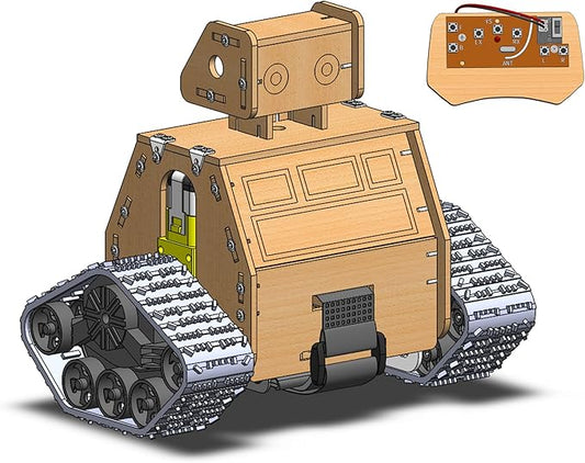 STEM Projects for Kids Ages 10-16, Wooden Model Car Kits, Gifts for Boys 9-16, Science Educational Crafts Building Kit,RC Tank