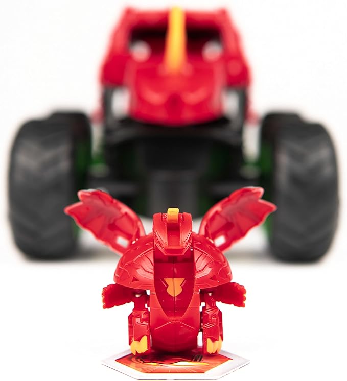 Monster Jam, Bakugan Dragonoid Remote-Control Monster Truck, Kids Toys for Boys and Girls Aged 4 and Up, 1:24 Scale