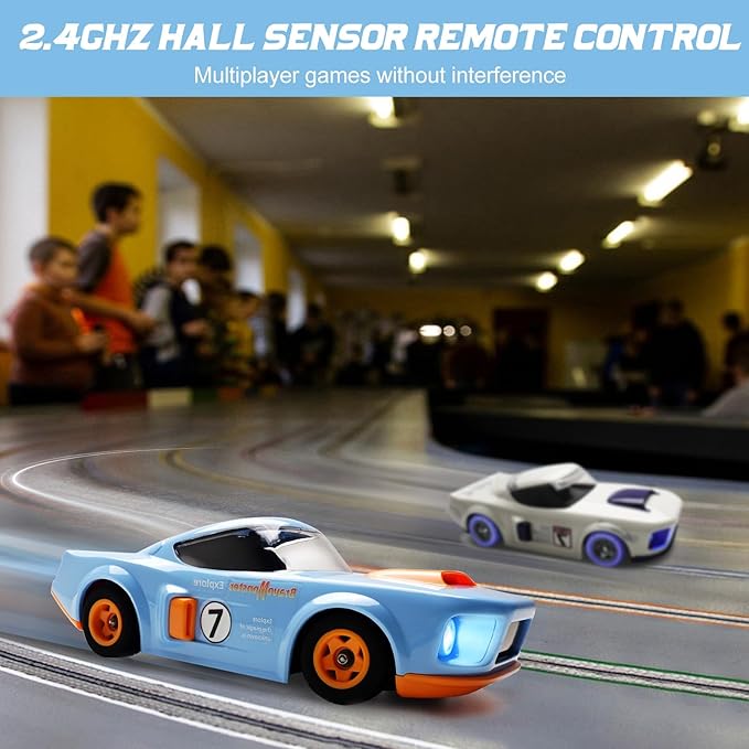 Remote Control Car 2.4GHz RC Drift Car RWD High Speed Model Muscle Car with Hall Remote, Sport Drifting & Steering Control Drift Racing Car, Gift for Adults Kids with Rechargeable Batteries