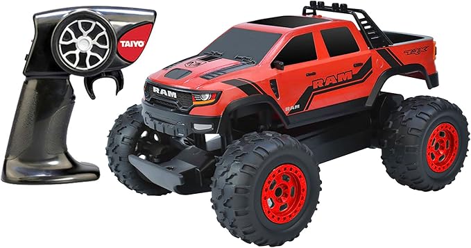 Jeep Wrangler Rubicon 1:22 Scale R/C - Red - Taiyo, 2.4GHz, Remote Control Vehicle, Authentic Design, Off Road, Controller, Battery Powered Hobby Car