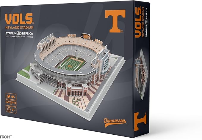 Pro Lion 3D Jigsaw Puzzle of Tennessee Volunteers Stadium - 95 Pieces | 2 Hour Build Time | Home of Tennessee Volunteers | NCAA College Football Gifts for Boys, Men & Kids Aged 8 & Up | Sports Fans