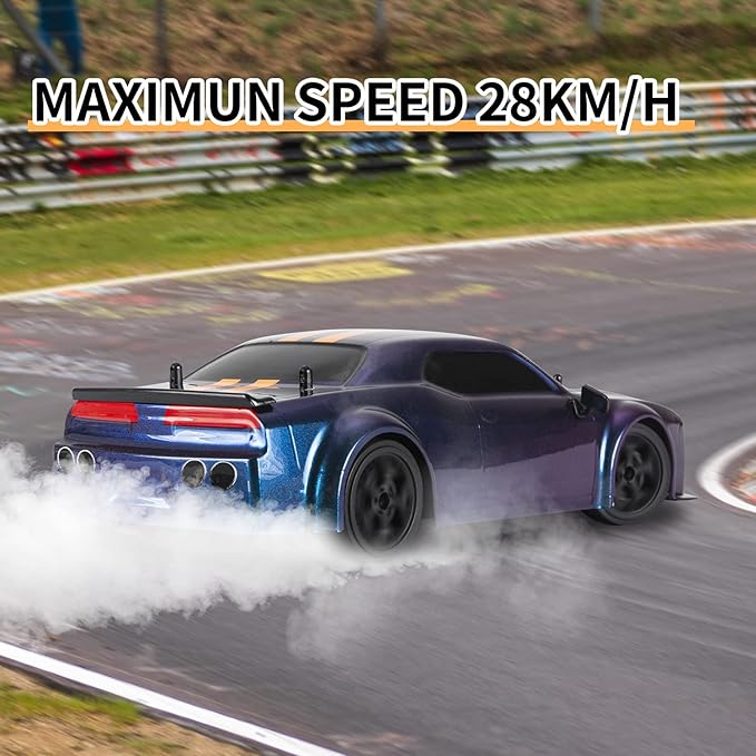 RC Drift Car, 1:14 Remote Control Car 4WD Drift RC Cars Vehicle 28km/h High Speed Racing RC Drifting Car Gifts Toy for Boys Kids