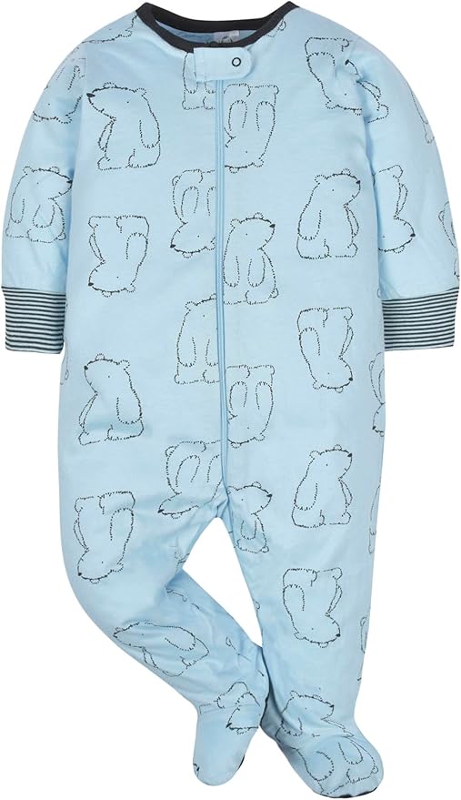 Gerber Baby Boys 4 Pack Sleep 'N Play Footie