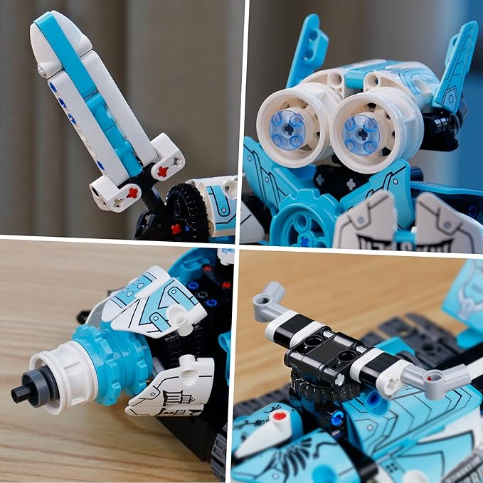 PREPOP Remote Control Robot Building Kits for Kids 6-12- 3 in 1 STEM Projects APP/RC Robotics for Kids Ages 8-12 and up, Christmas Birthday Gifts Toys for Boys and Girls