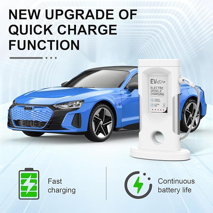 DOUBLE E Audi RS e-tron GT 1:16 Scale RC Truck New Energy Remote Control Car RC Car Led Lights & Sound Automatic Parking Gifts for 6 7 8+ Year Old Boys Girls