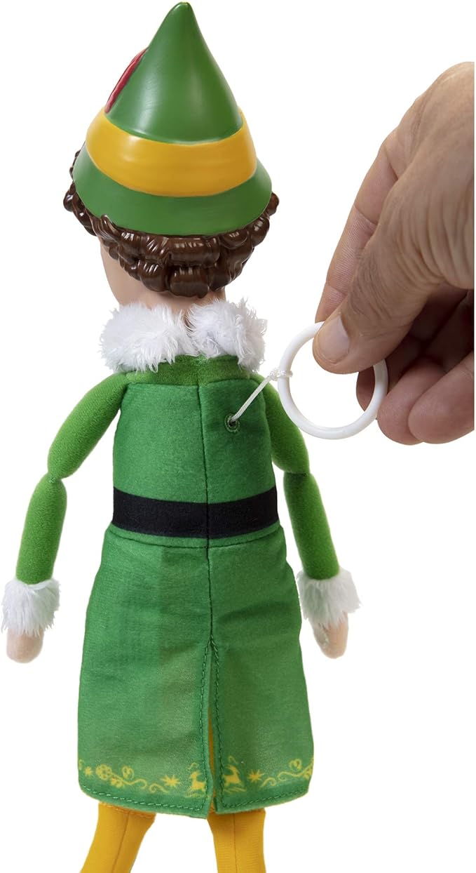 Jakks Holiday Elf Buddy The Elf Talking Plush with 15 Phrases Approximately 12-Inches in Height