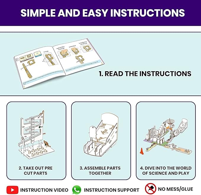 Smartivity Chain Reaction Engineering, STEM Learning Toy Construction Kit for Kids Ages 8 and Up