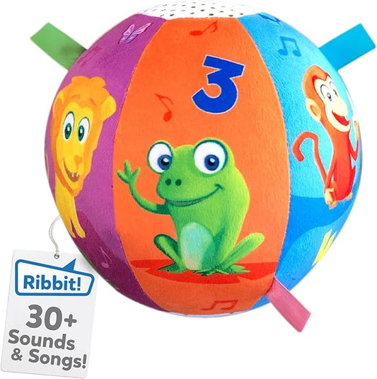Move2Play, Hilariously Interactive Baby Ball with Music & Sound Effects | 1st Birthday Gift | Toddler Toy for Boys & Girls | Indoor/Outdoor | Age 6, 9, 12+ month | 1, 2, Year's Old