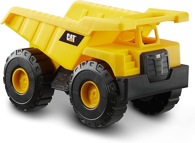 CAT Construction Toys, 2 Pack 10" Construction Fleet Toy Trucks with Articulated Parts, Fun and Durable for Indoor/Outdoor Use, Ages 2+