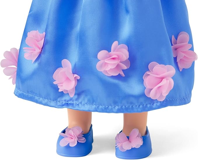 American Girl WellieWishers 14.5-inch Doll Princess in Bloom Outfit with Matching Shoes and Pink Tiara, For Ages 4+