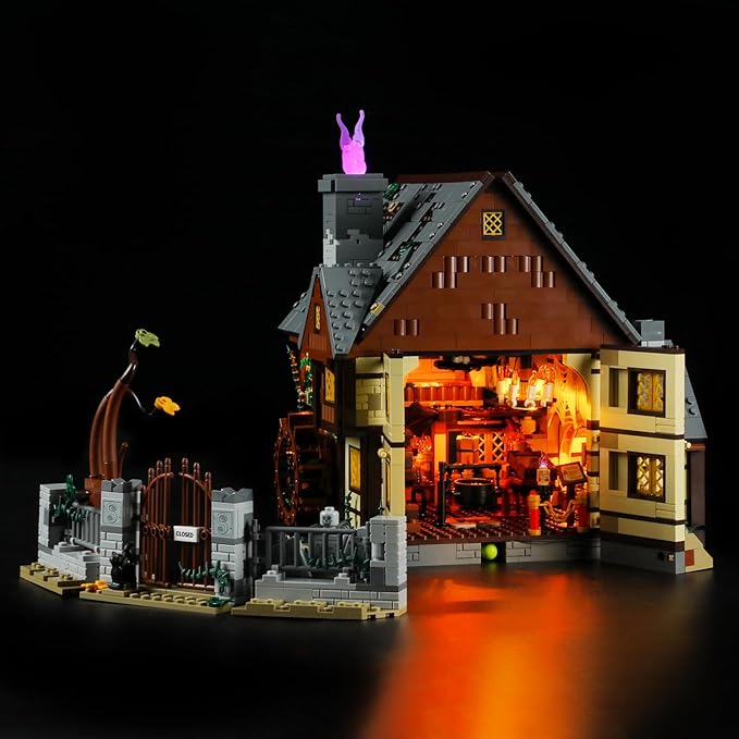 LIGHTAILING Light for Lego- 21341 Disney Hocus Pocus: The Sanderson Sisters' Cottage - Led Lighting Kit Compatible with Lego Building Blocks Model - NOT Included The Model Set