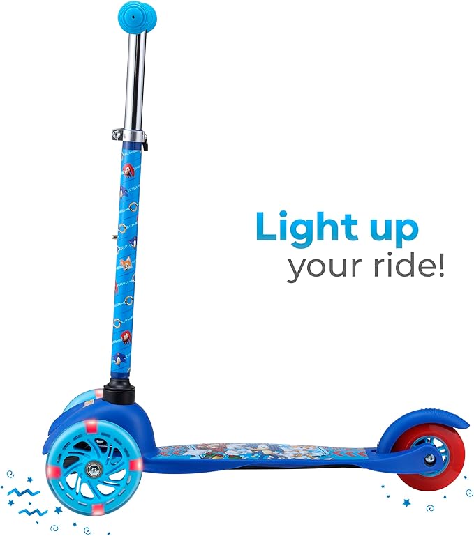 Scooter for Kids Ages 3-5 - Extra Wide Deck & Light Up Wheels, Self Balancing Kids Toys for Boys & Girls, Choose Your Favorite Character