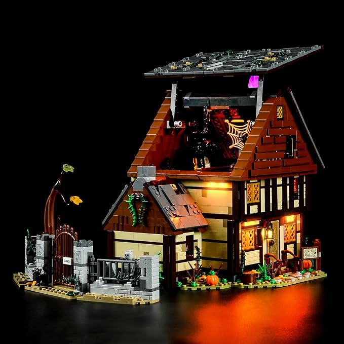 LIGHTAILING Light for Lego- 21341 Disney Hocus Pocus: The Sanderson Sisters' Cottage - Led Lighting Kit Compatible with Lego Building Blocks Model - NOT Included The Model Set
