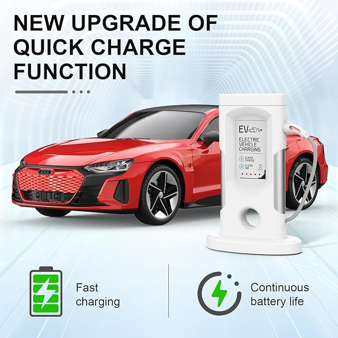 DOUBLE E Audi RS e-tron GT RC Car 1:16 Scale Model New Energy Remote Control Car Automatic Parking Led Lights & Sound Gifts for 6 7 8+ Year Old Boys Girls