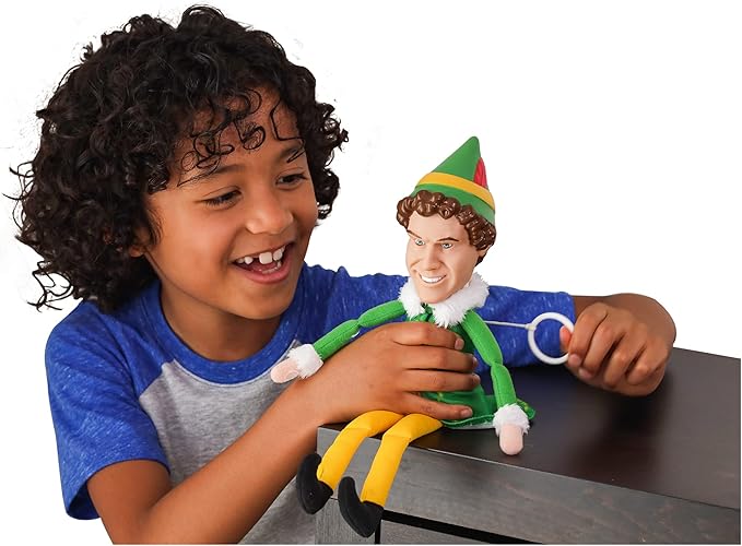 Jakks Holiday Elf Buddy The Elf Talking Plush with 15 Phrases Approximately 12-Inches in Height