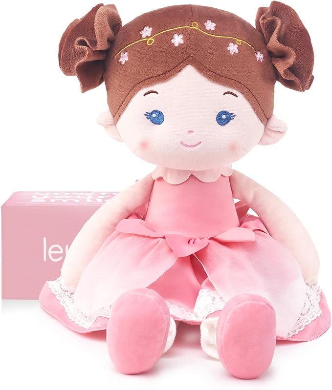 Soft Baby Doll Toys (16''), My First Baby Rag Doll for 1 Year-Old Girl Birthday Gift, Christmas Plush Toys Gift for Toddler Kids Infants-Blossom-Fairy