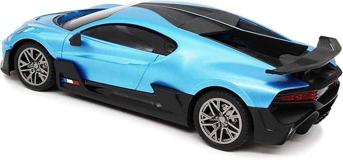 CMJ RC Cars Bugatti Divo Blue Remote Control Radio Car 1:24 Officially Licensed 1:24 Scale Working Lights 2.4Ghz