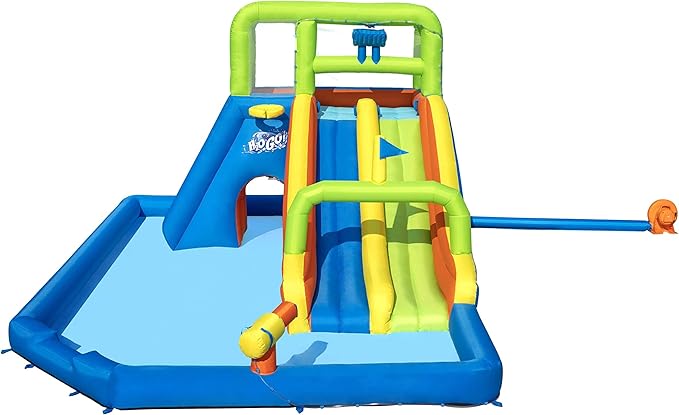 H2OGO! 19'8" x 12'4" x 8'8" Wild Tide Mega Water Park