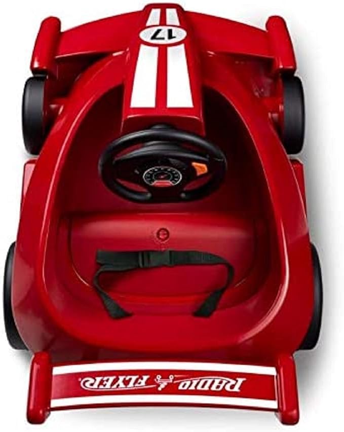 Radio Flyer Grow with Me Racer, Kids Battery Powered and Remote Control Ride On Toy, Red Toddler Ride On Toy for Ages 1.5-4 Years, Large