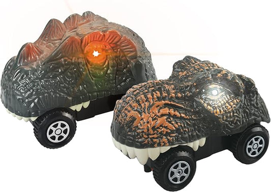 PicassoTiles 2 Piece Swift Highly Detailed Race Track Truck Dinosaur Cars Accessories in Bulk Package Compatible with STEM Magnetic Tile Race Track Building Kits for Kids Boys & Girls Ages 3+ PTE10