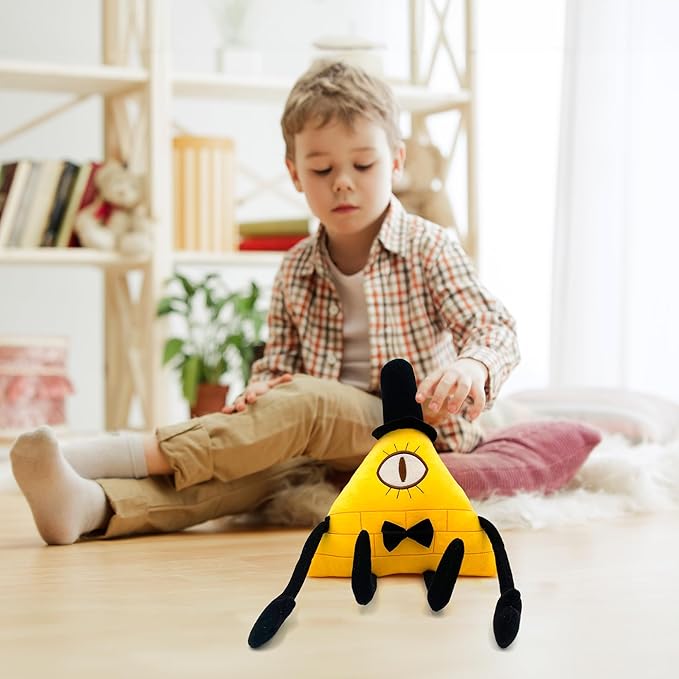 Gravity Falls Plush -Bill Cipher Plush – Soft and Cute Gravity Falls Stuffed Toy, Baby Plush Doll Pillow, for Kids, Boys, Girls, and Fans of Weird Town for Christmas Thanksgiving