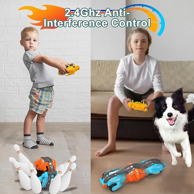 Remote Control Car, RC Stunt Snake Car 360° Roll with Hand Gesture Sensing and Touch Rotation, Super Fast Racing Car for Christmas Birthday Gift, Indoor/Outdoor Toys for 6-12 Year Old Boys Girls