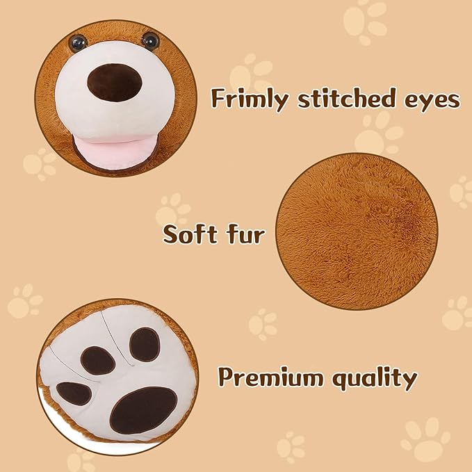 MorisMos Giant Teddy Bear Plush 5 Feet, Large Teddy Bears Stuffed Animals for Girlfriend Boyfriend, 5 Foot Life Size Bear Gifts for Baby Shower, Birthday