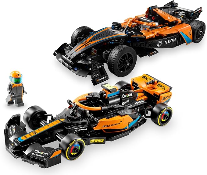 LEGO Technic & Speed Champions McLaren Racing Pack Building Toys Set - Race Cars Toys for Kids, Boys & Girls, Ages 9+ - Gift Ideas for Birthdays - 66792