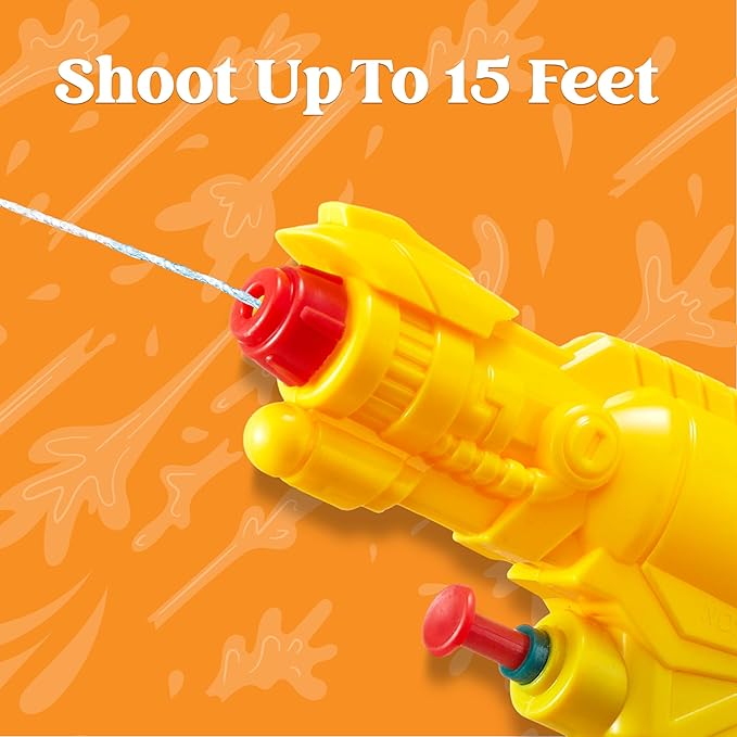 Sloosh 24 Packs Water Gun Party Favors, Assorted Colors Mini Water Blasters Summer Squirt Soaker Fighting Beach Pool Toys for Kids