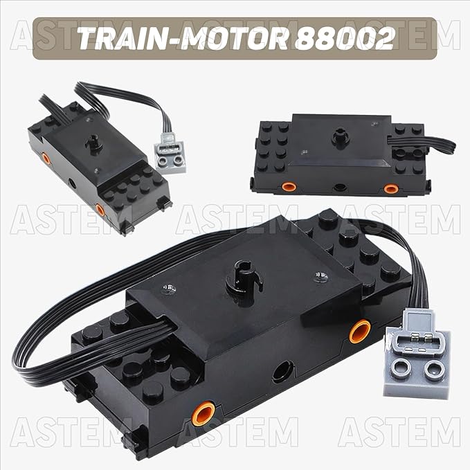 18pcs Power-Function-Motor-Set Compatible with Technic-Parts. Including Train-Motor Servo-Motor XL-Motor-L-Motor Speed-Control Remote Controller for MOC EV3.
