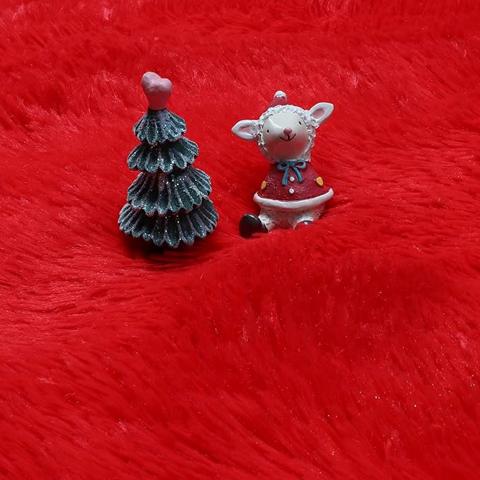 Red Round Circle Rug 6Ft for Bedroom, Large Fluffy Shag Area Rugs for Kids Room Decor Aesthetic, Fuzzy Plush Fur Carpets for Living Room Nursery Classroom, Red Carpet, Furry Indoor Rugs for Teen Boys