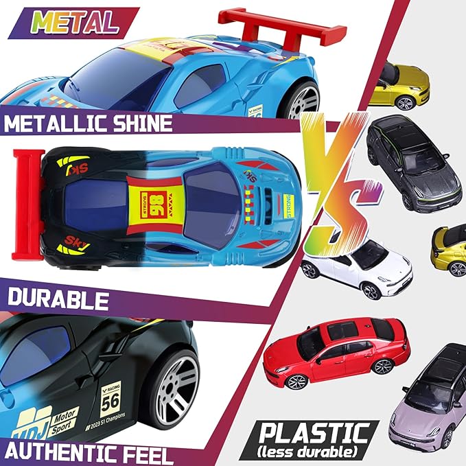 Color Changing Cars Toys Bath Toys for Ages 5-7 Pool Toys Water Toys Outdoor Toys for Kids Ages 4-8 Boys Gifts Cars Themed Party Favors Goodie Bag Stuffers Funny Gifts for Kids Sensory Die-Cast Toys