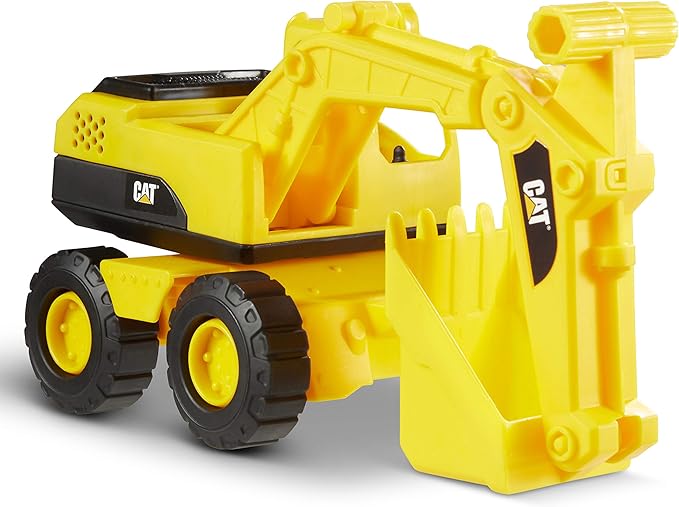 CAT Construction Toys Construction Tough Rigs 15" Dump Truck & Excavator Set Toys 2 Pack Ages 3+ | Kid Powered Caterpillar Vehicle Set | Indoor or Ourdor Play | No Batteries Required