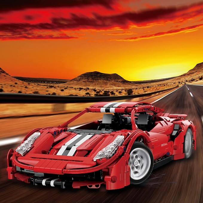 WISEPLAY Car Building Kits for Adults and Kids - Collectible Car Models Kits to Build for Adults - Technic Set 1:12 Scale 1126 Pieces - Great Easter and Birthday Gift